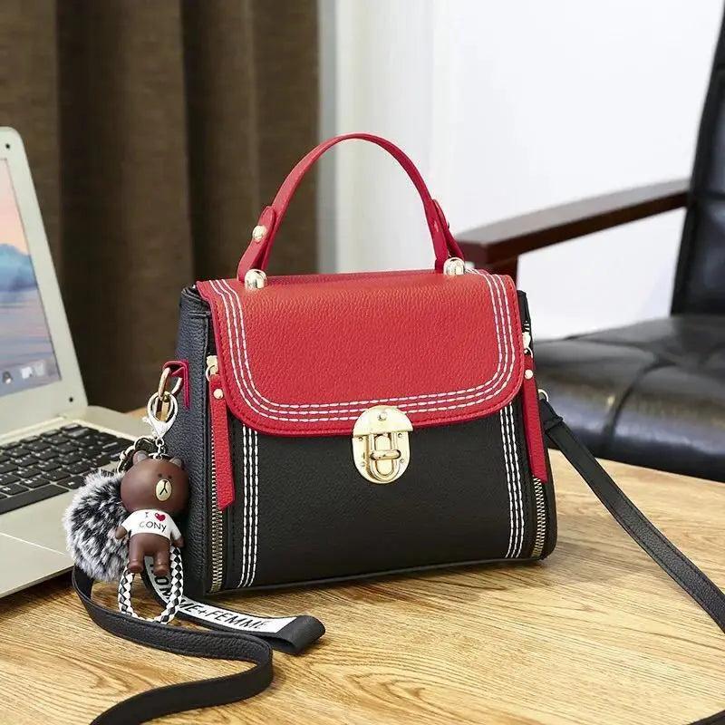 Autumn Winter Women's Bag Small Square Bag Lovely Pendant