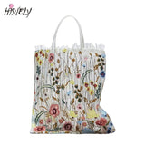 Summer Style Mesh Embroidery Flowers Clear Shoulder Bag BG1910