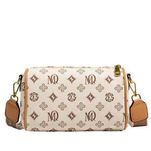 Summer Woman Shoulder Bag PU Leather Classic Letter Print Crossbody Bags Female