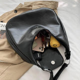 PU Leather Women Shoulder Hobo Bags Large Capacity Crossbody Bags