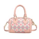 Red Heart Women's Hand Pillow Bag Retro Female Clutch Purse