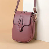 Women PU Leather Handbag Large Capacity Shopping Shoulder Bag