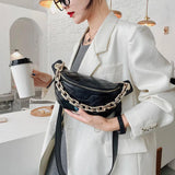 Plaid Leather Fanny Pack Waist Bag Shoulder Crossbody Chest Bags