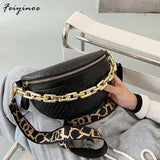 Plaid Leather Fanny Pack Waist Bag Shoulder Crossbody Chest Bags