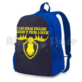 Outdoor Hiking Backpack Sports Bag English Learning Book