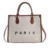 Women Canvas Tote Bags Large Capacity Shoulder Messenger Crossbody Bag