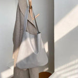 Women Bag Shoulder Bags Tote Bag High Capacity Handbag Purse Solid Color