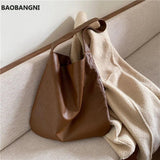Women Bag Shoulder Bags Tote Bag High Capacity Handbag Purse Solid Color