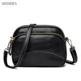 Leather Handbag Women Bag Solid Cow Women Shoulder Crossbody Bag