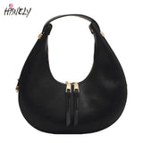 Vintage Leather Tote Bag Soft Women's Handbag Travel Shoulder Armpit Bag