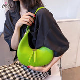Vintage Leather Tote Bag Soft Women's Handbag Travel Shoulder Armpit Bag