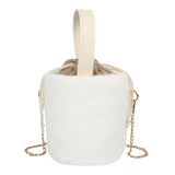 Fur Bucket Bag Wild Lady Candy Shoulder Bag