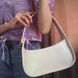 Retro Hobo Bags For Women Small Leather Armpit Shoulder Bag