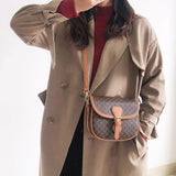 Vintage PU Leather Women Bag Shoulder Handbags And Purse