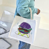 Cartoon Canvas Candy Urban Shoulder Messenger Ladies Handbags