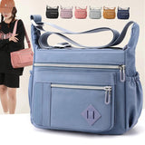 Nylon Crossbody Shoulder Bag for Women Waterproof Daily Shopping Travel