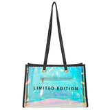 Summer PVC Clear Ladies Tote Bag Laser Colourful large Capacity Female Handbag