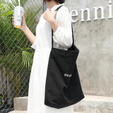 Casual Art Letter Shoulder Bag Printed Crossbody Bags