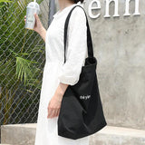 Casual Art Letter Shoulder Bag Printed Crossbody Bags