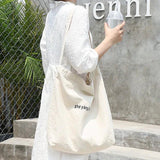 Casual Art Letter Shoulder Bag Printed Crossbody Bags