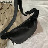 Women Crossbody Handbags Casual Shoulder Messenger Bags Soft Leather Dumpling Ba