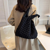 Women's Winter Tote Bag Large Capacity Shoulder Shopper Handbag