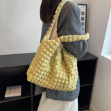 Women's Winter Tote Bag Large Capacity Shoulder Shopper Handbag