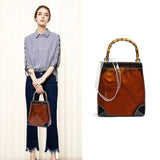 Clear Bucket Bag Transparent Shoulder Handbag Casual Shopping Scarves Messenger