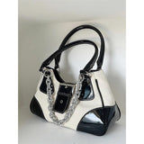 Y2k Tote Purse Handbags Vintage Sweet Girls Canvas Underarm Bag