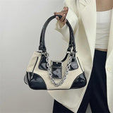 Y2k Tote Purse Handbags Vintage Sweet Girls Canvas Underarm Bag