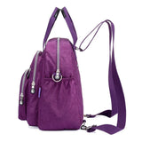 Waterproof Nylon Women Handbag & Backpack Laptop School Bags