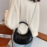 Stylish Vintage Shoulder Bag with Chain Strap for Women