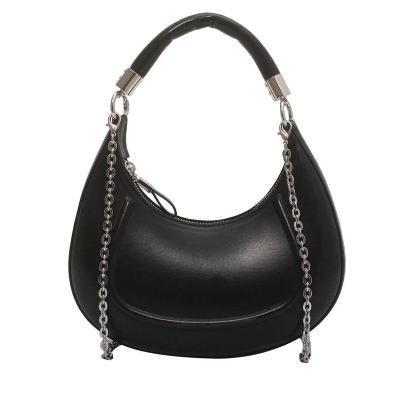 Stylish Vintage Shoulder Bag with Chain Strap for Women