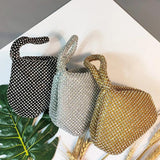 Retro Full Drill Mine Bag Evening Handbag Flash Drill Dumpling Bag