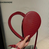 Crocodile Pattern Texture Handbag Women's Messenger Bag