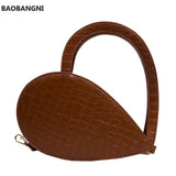 Crocodile Pattern Texture Handbag Women's Messenger Bag