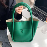 Pu Leather Tote Handbag For Women Ladies Crossbody Shoulder Bag
