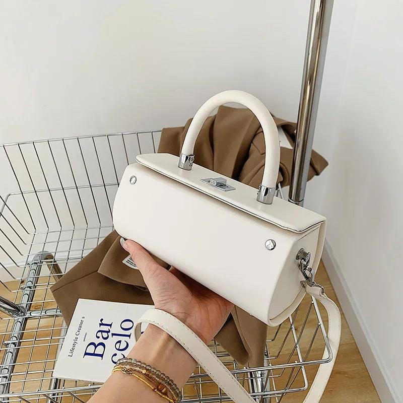 Vintage Crossbody Bag for Women Leather Shoulder Tote Handbag