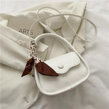 Women's PU Leather Handbag Small Square Bag Messenger Bag