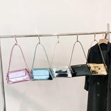 Silver Laser Women Armpit Bag Shoulder Bags