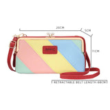 Candy Crossbody Bags Women Wallet Bag Ladies Patchwork Phone Holder
