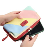 Candy Crossbody Bags Women Wallet Bag Ladies Patchwork Phone Holder