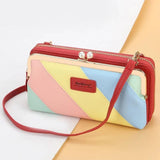 Candy Crossbody Bags Women Wallet Bag Ladies Patchwork Phone Holder