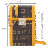 Multi-color Letter Printing Shoulder Bag for Women Messenger Bags