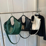 Winter Leather Tote Bag for Women - High Capacity Handbag