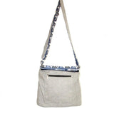 Bohemian Women's Shoulder Bag Crossbody Cotton Canvas Small Flap Handbag Purse