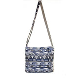 Bohemian Women's Shoulder Bag Crossbody Cotton Canvas Small Flap Handbag Purse