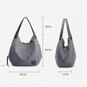 Canvas Totes Bag Handbags for Women Large Capacity Ladies Shoulder Bags
