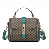 Women Leather Handbag PU Shoulder Bag Small Flap Crossbody Messenger Bag