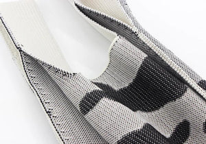 Female Easter Bunny Knitted Vest Shaped Tote Bag Vintage Stylish Crochet